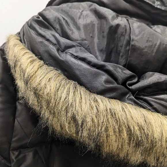 Soia & Kyo down filled black puffer winter parka jacket - S - Picture 3 of 8